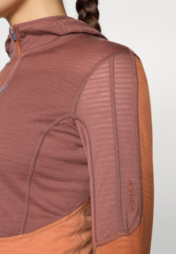 BLEND MID WEIGHT DESCENDER ZIP HOODIE - Training jacket - dark orange3