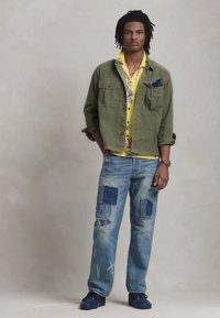 Polo Ralph Lauren VINTAGE CLASSIC DISTRESSED JEAN - Calças de ganga de perna direita - blue denim