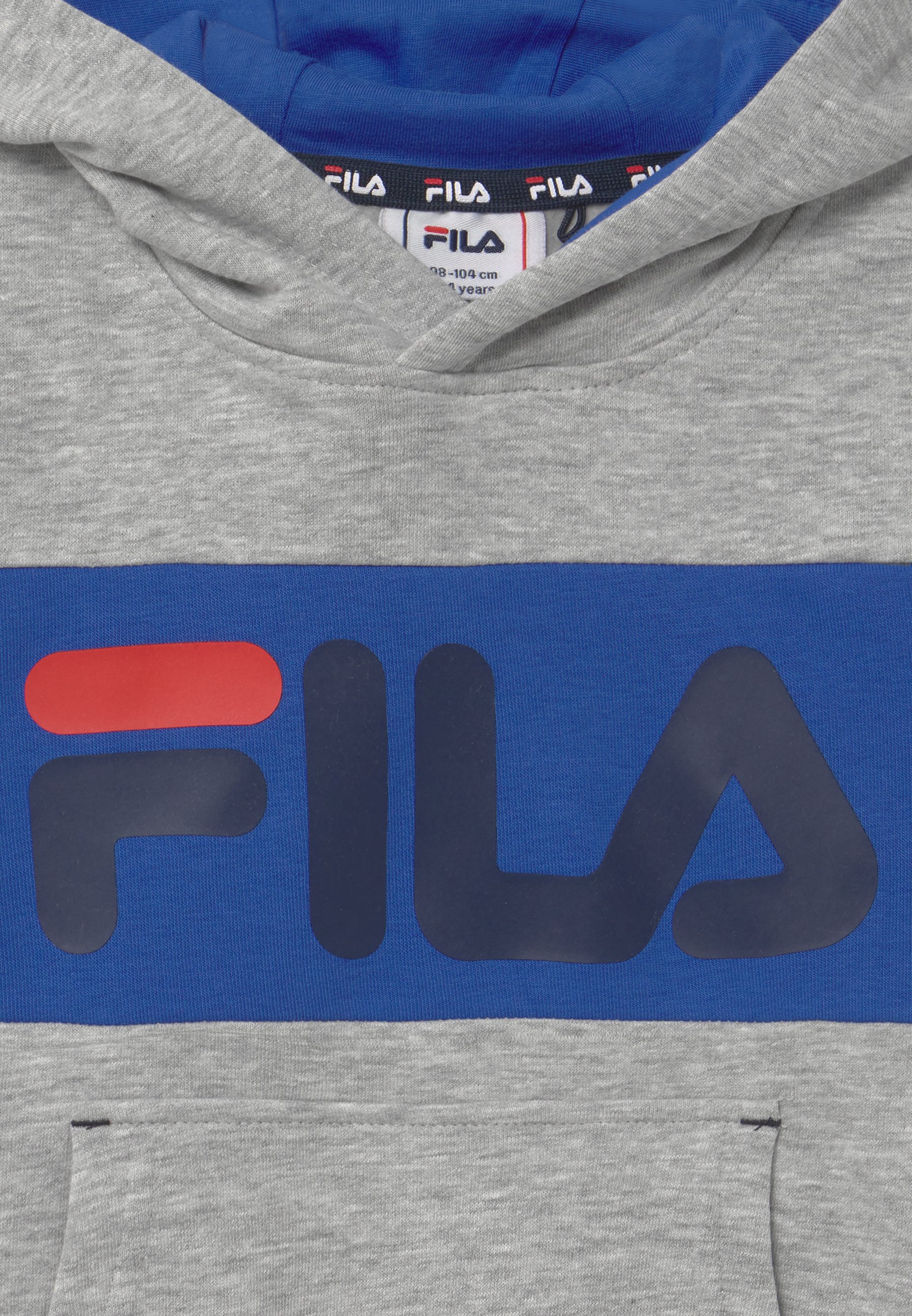 fila light blue hoodie