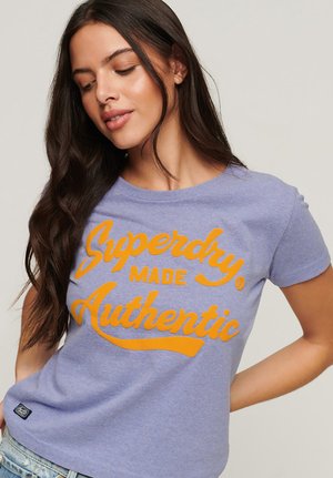 Superdry Studios dropped shoulder t-shirt in neon orange