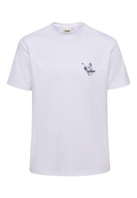 Hummel LOOSE  - Camiseta estampada - white