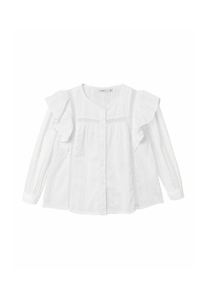 MIT LANGEN ÄRMELN REGULAR FIT - Blouse - bright white