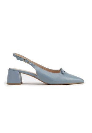 A BLOCK HEEL - Klassieke pumps - blue