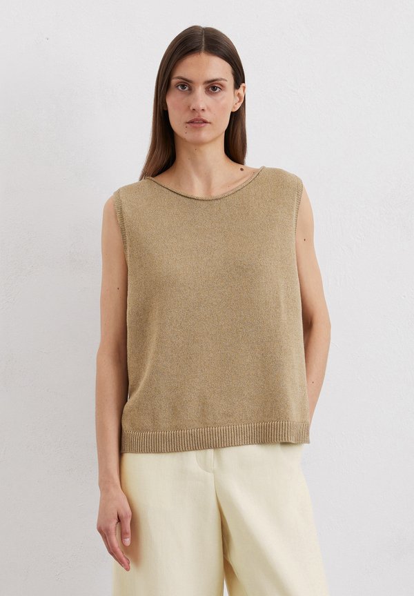 SLEEVELESS ROUNDNECK - Top - summer sand
