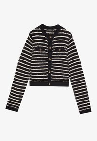 Chaqueta de punto - black/off-white