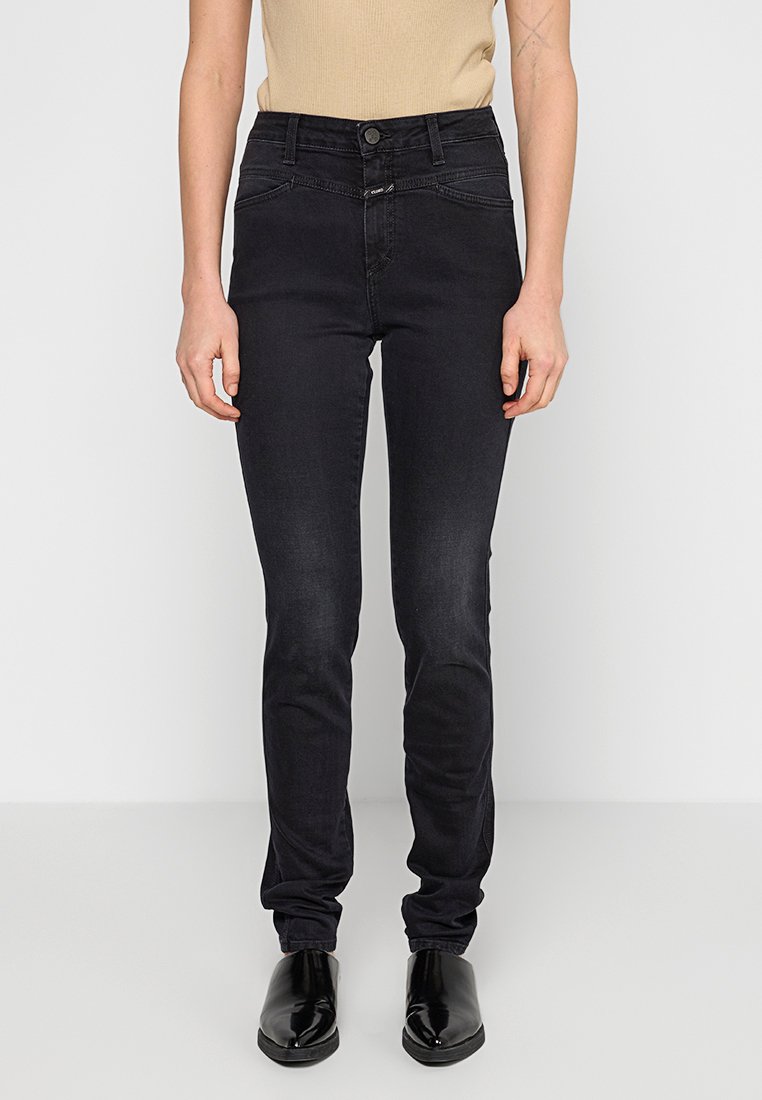 closed Jeans Skinny Fit donkergrijs