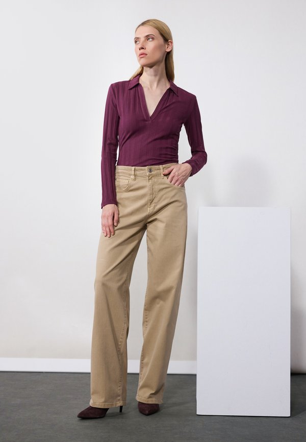 Long sleeved top - dark purple4