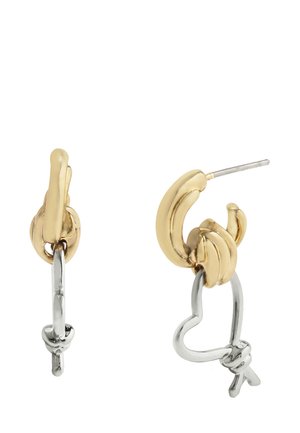 HEART KNOT CHARM HUGGIE - Örhänge - open miscellaneous