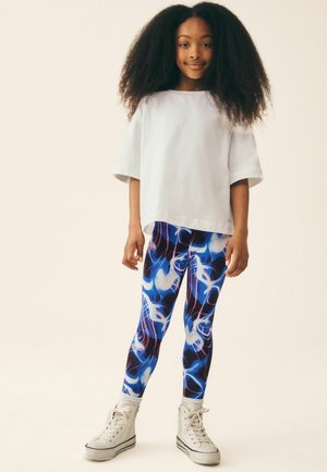 Next, REGULAR FIT - LEGGINGS  . - Leggings - navy blue swirl
