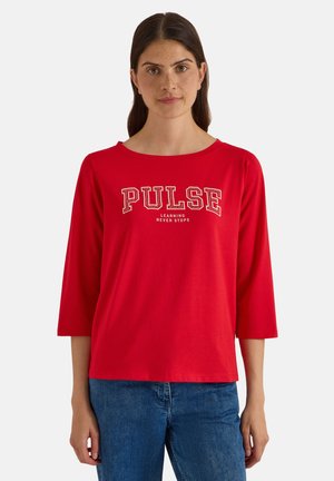 Cecil, 3/4-ARM SHIRT MIT BOAT NECK UND PRINT - T-shirt à manches longues - flame red