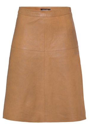A-line skirt - cognac