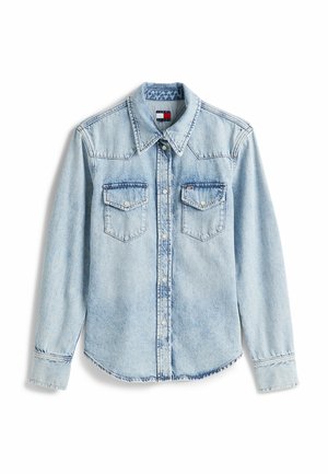 Tommy Jeans REGULAR FIT WESTERN - Denim jacket - denim light