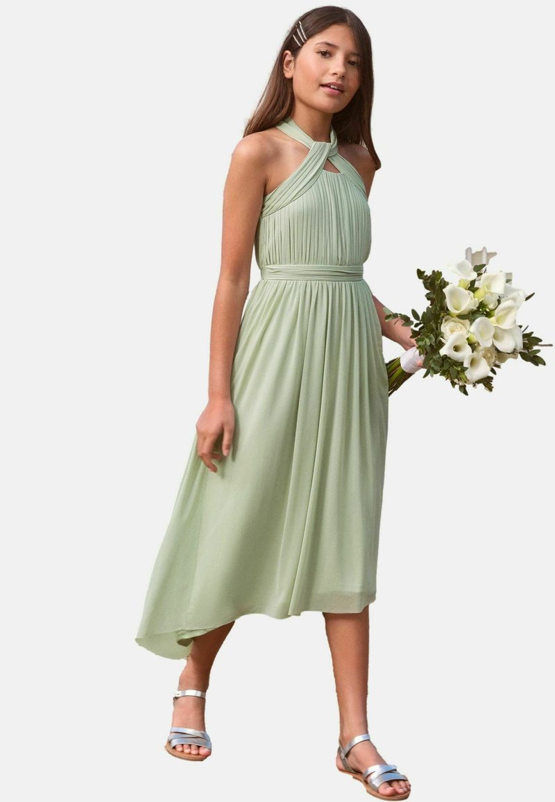 Lipsy - REGULAR FIT - TWIST HALTER  - Vestito elegante - sage green, Ingrandire