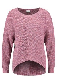 VILA Strickpullover - red