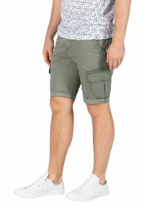 EINFARBIGE - Shorts - grau