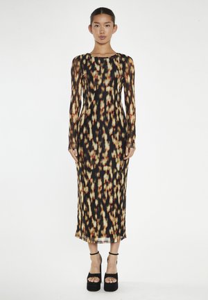 Robe fourreau - digital tie dye mesh