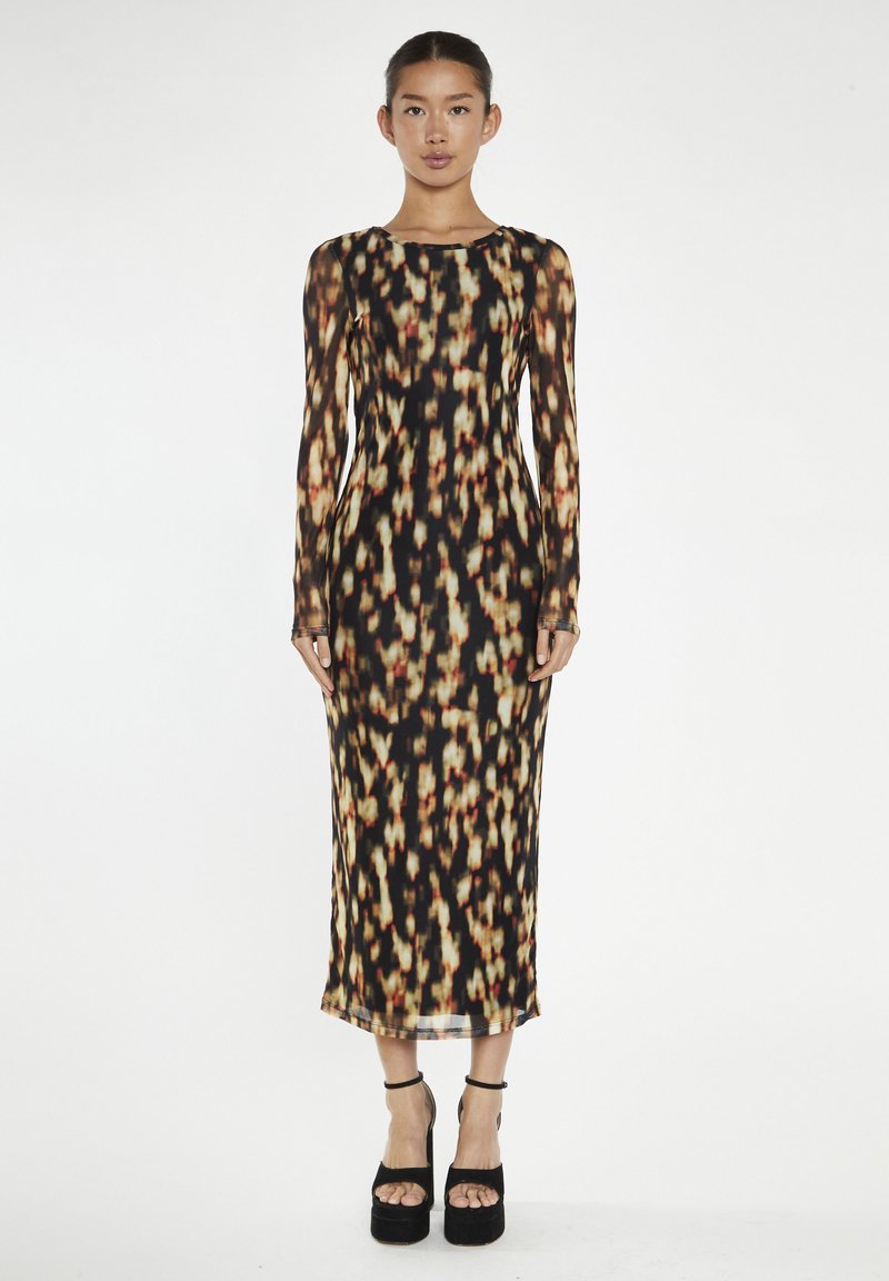 Glamorous Etuikjole - digital tie dye mesh