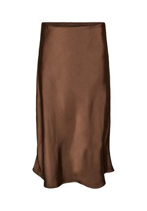 Zizzi, SKIRT - A-Linien-Rock - braun