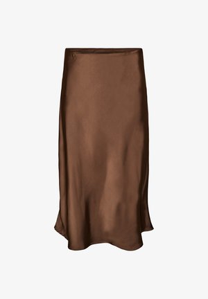 Zizzi, SKIRT - A-Linien-Rock - braun