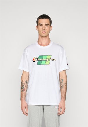 Champion, SS TEE - T-shirt con stampa - white and multicolor