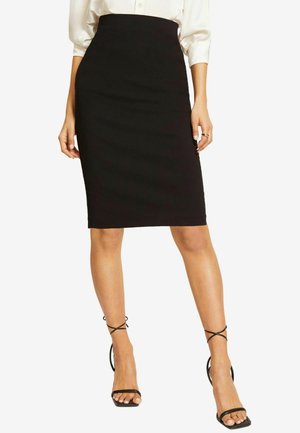 SCULPTING STRETCH KNEE LENGTH  - Pencil skirt - black