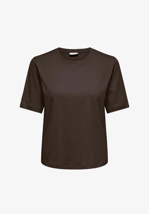 JDY, TOP JDYREX TOP - T-shirt basique - coffee bean