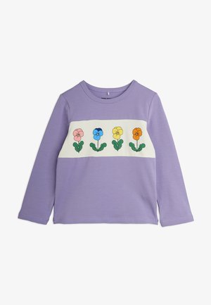Mini Rodini, VIOLAS PANEL UNISEX - Top s dlhým rukávom - purple