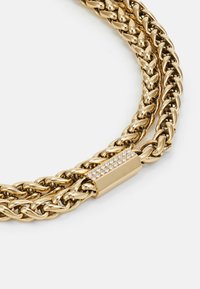 Tommy Hilfiger SNAKE - Pulsera - gold-coloured/white