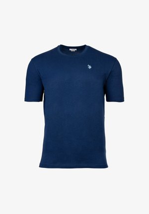 U.S. Polo Assn., T-SHIRT KURZARMSHIRT MIT RUNDHALSAUSSCHNITT SHORTSLEEVE - T-Shirt basic - mittelblau
