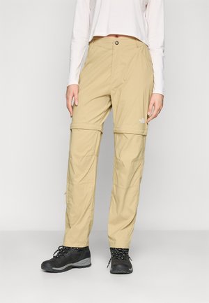 The North Face EXPLORATION STRAIGHT CONVERTIBLE  - Outdoorbroeken - khaki stone