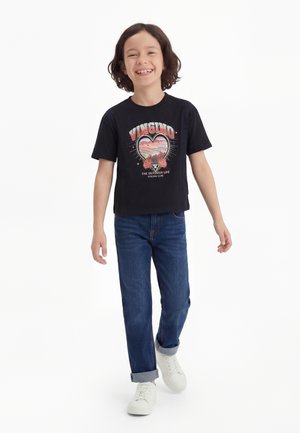 Vingino HEMMA - T-shirt con stampa - washed black