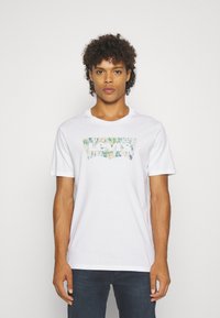 Levi's® CLASSIC GRAPHIC - Triko s potiskem - white/light blue