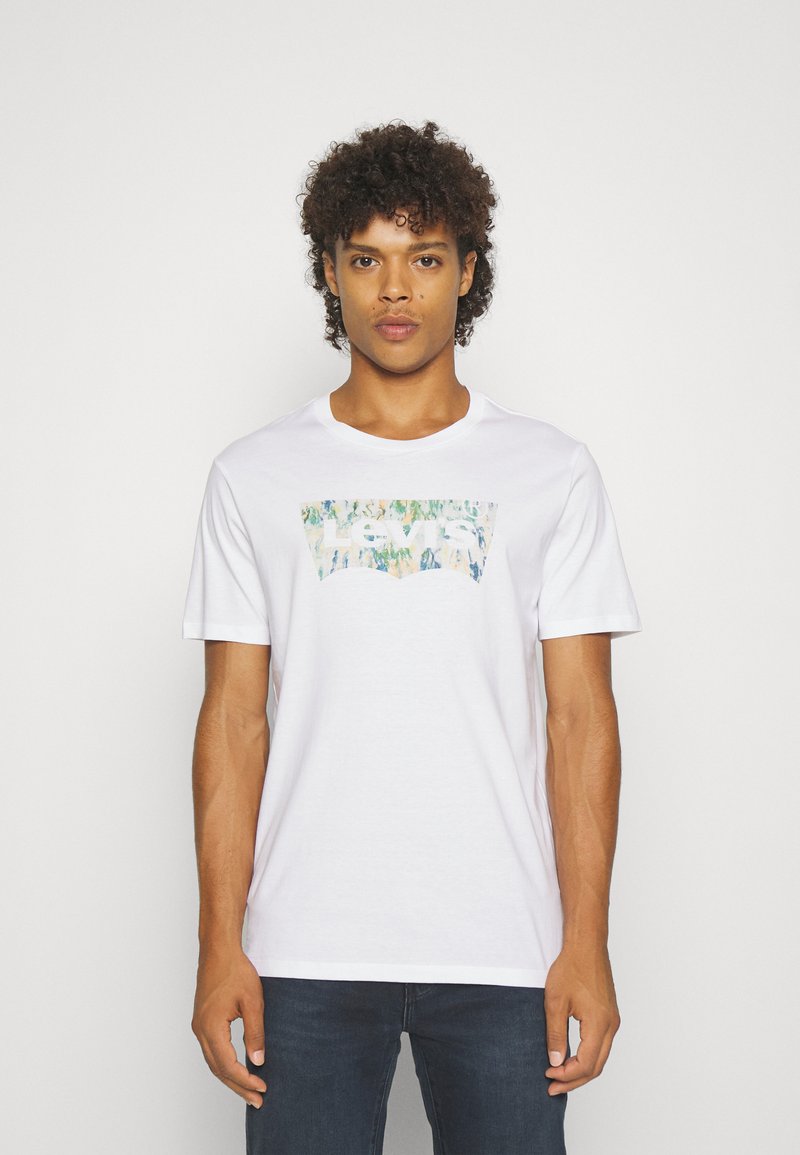 Levi's® CLASSIC GRAPHIC - Triko s potiskem - white/light blue