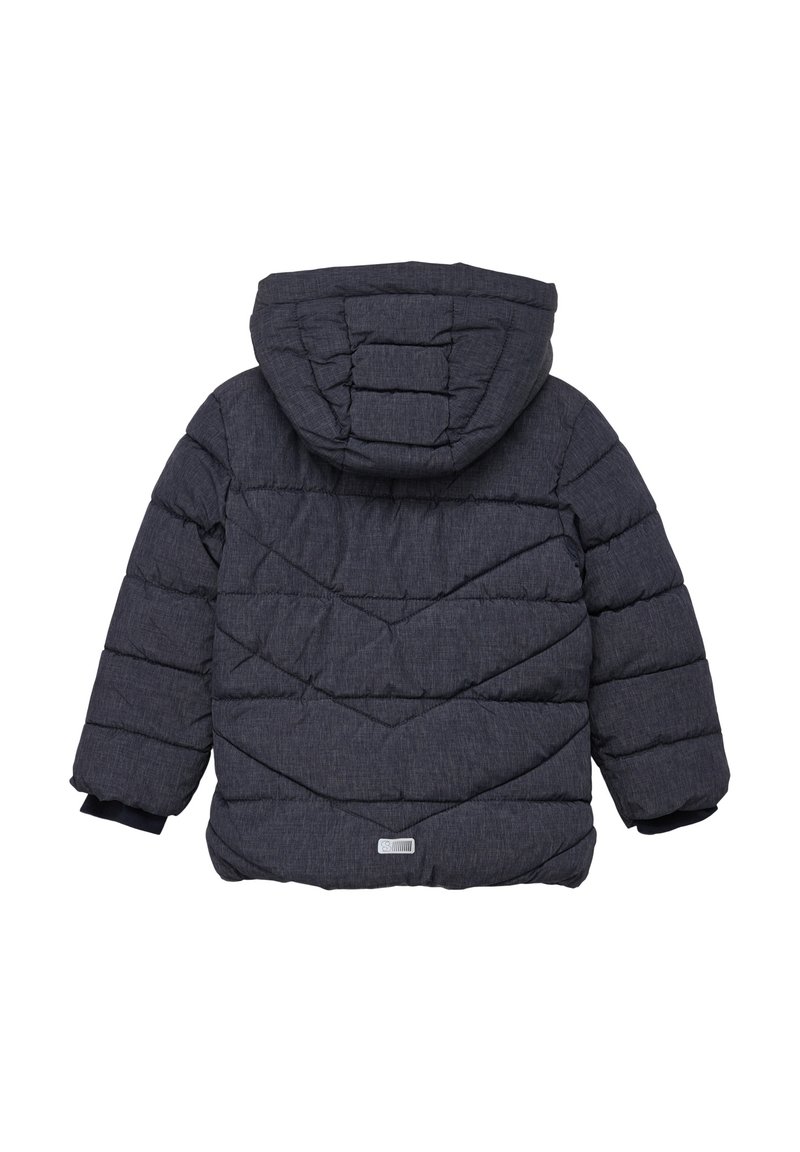 Manteau Matelassé Fille S.Oliver - Taille 98 - Bleu - Capuche - Très Bon état