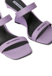 Karl Lagerfeld Jeans KARL LAGERFELD JEANS - Šľapky na opätku - lilac
