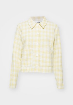 Mads Nørgaard ABBY - Chemisier - misted yellow/white alyssum