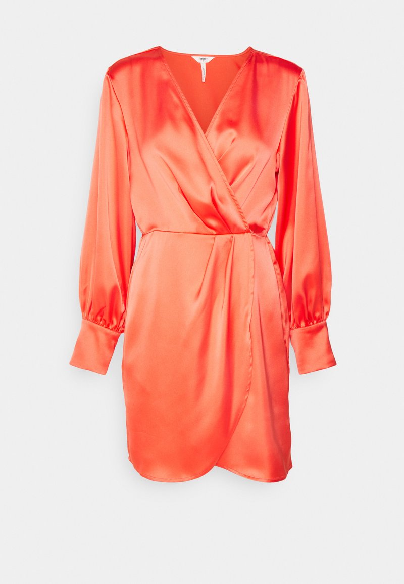 Object Petite Cocktailjurk koraalrood