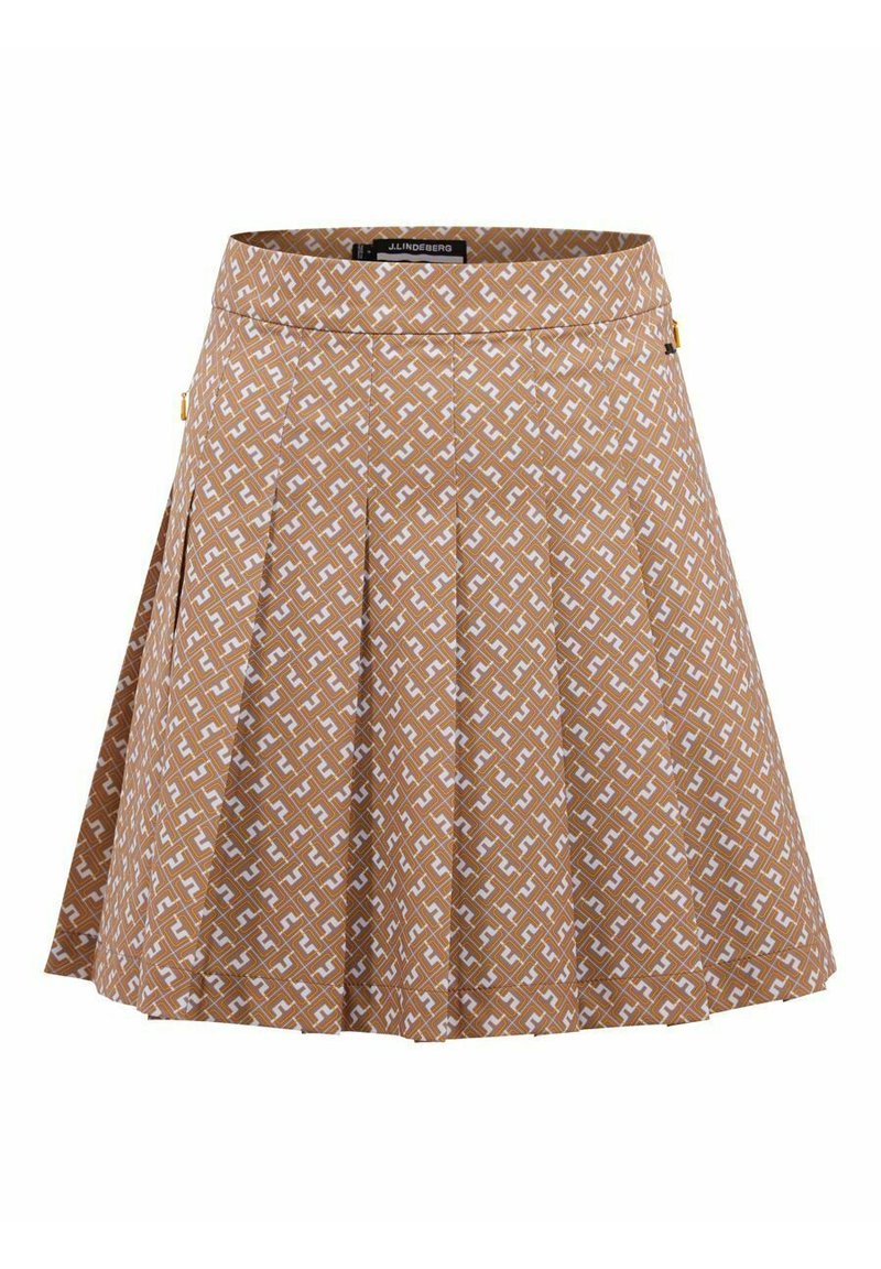 J.LINDEBERG ADINA PRINTED Aline skirt tiger jl monogram check
