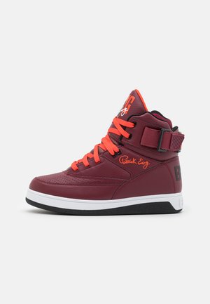 33 - Baskets montantes - tawny port/black/tangerine tango