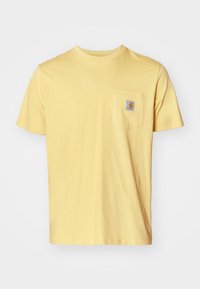 POCKET - Basic T-shirt - air yellow