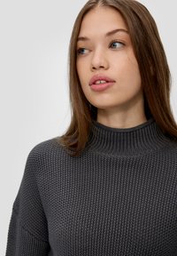 QS IM LOOSE FIT - Strickpullover - dunkelgrau