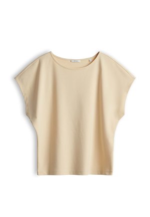 OPUS, RELAXED STRAIGHT SOFT LOOK - T-shirt basic - honey butter