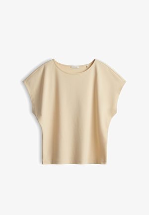 OPUS, RELAXED STRAIGHT SOFT LOOK - T-shirt basic - honey butter