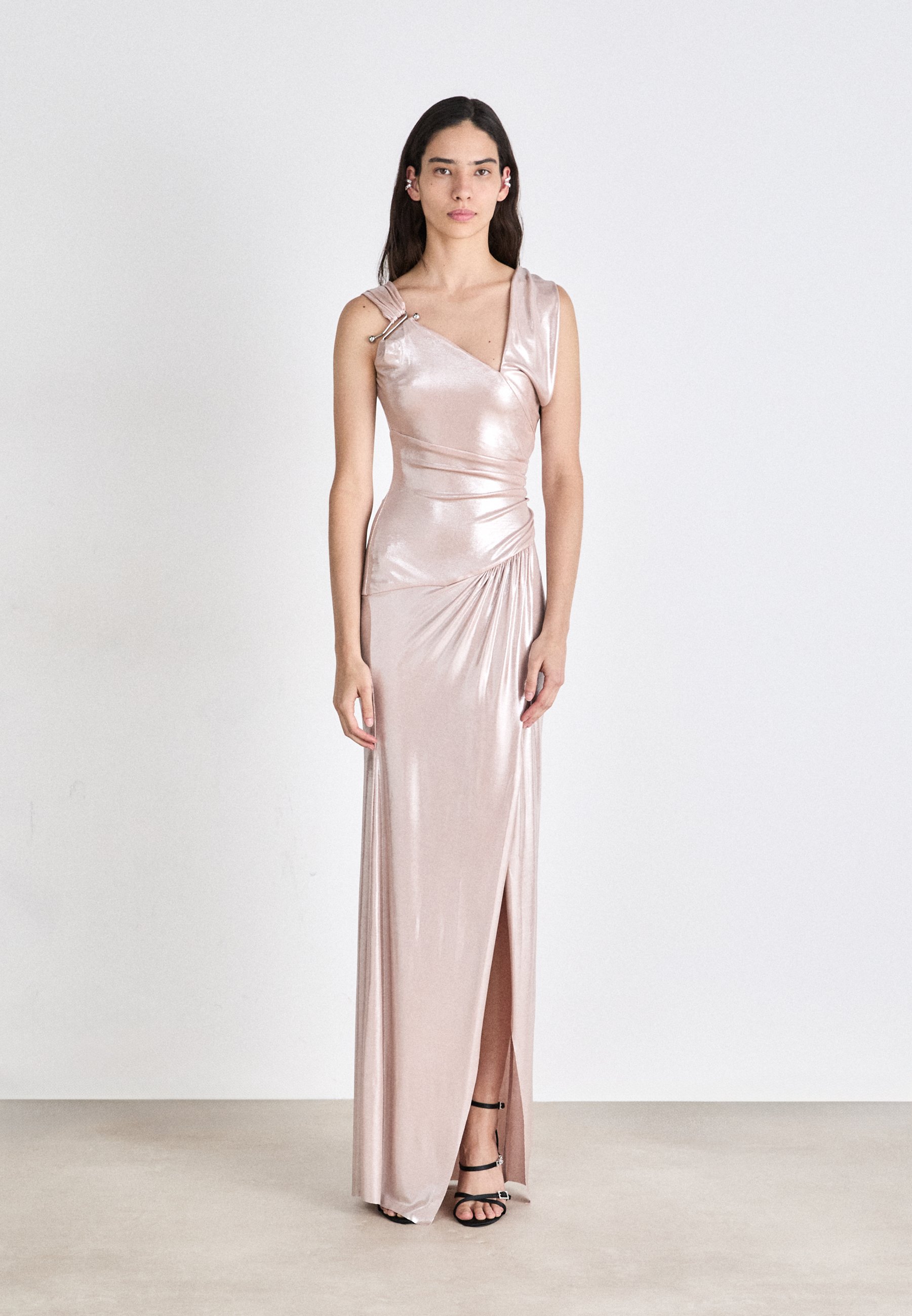 Pinko FRINGUELLO ABITO - Occasion wear - flesh/silver/pale/light pink -  Zalando.ie