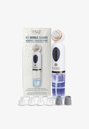 Italian Design, ITALIAN DESIGN ELECTRICAL ITEMS H2O PURIFYING BUBBLES, MICROBUBBLES + VACUUM FACIAL CLEANSER - Skincare Tool - white