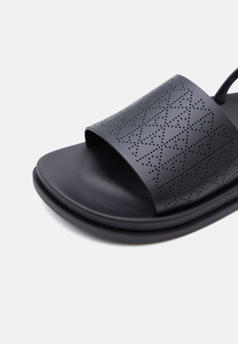CK BLACK PERFORATED SANDALS Calvin Klein Espar Sandal - Free Shipping | DSW main image 3