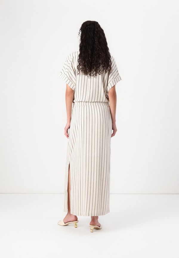 SLFVIVA STRIPED ANKLE SUN - Maxi skirt - sandshell3