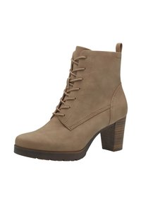 Tamaris Bottines à lacets - taupe