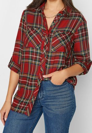 Hemdbluse - red