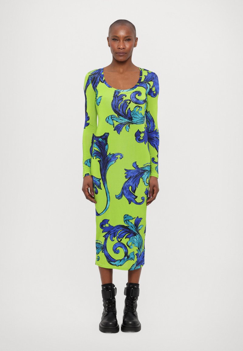 Versace Jeans Couture Jersey dress - kiwi/neon green - Zalando.co.uk